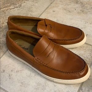 Tan leather shoes Florsheim 11
